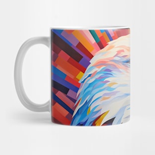 Eagle Animal Bird Portrait Colorful Painting Mug